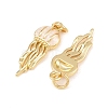 Brass Enamel Pendants X-KK-Z140-13G-2