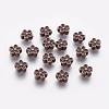 Tibetan Style Alloy 3D Flower Beads LS-RLF0476Y-1