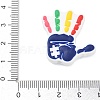 Autism Theme Silicone Beads SL-CBAF318-D04-3