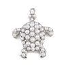Turtle Brass ABS Imitation Pearl Pendants KK-I352-04F-P-1