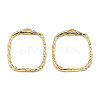 Brass Open Back Bezel Pendants LS-X-KK-N200-042-1