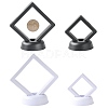 4Pcs 4 Styles Plastic 3D Floating Frame Display Holder ODIS-FS0001-02C-1