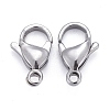 Tarnish Resistant 304 Stainless Steel Lobster Claw Clasps X-STAS-F182-01P-A-3