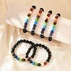 Yoga Chakra Jewelry BJEW-K142-A-5
