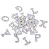 Alphabet Resin Rhinestone Patches DIY-TAC0005-45D-2