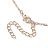 5Pcs 5 Styles Iron Cable Chains Necklaces NJEW-JN04830-6