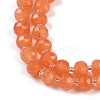 Natural Orange Aventurine Beads Strands G-H057-A02-01-4