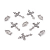 Rosary Cross and Center Sets for Rosary Bead Necklace Making TIBEP-TA0002-14AS-14