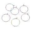 Ion Plating(IP) 316L Surgical Stainless Steel Hoop Earring Findings STAS-G130-03M-21MM-1