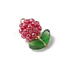 Glass Seed Beads Pendants PALLOY-MZ00592-4