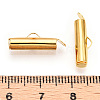 Iron Slide On End Clasp Tubes X-IFIN-R212-3.0cm-G-3