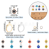 DIY Evil Eye Drop Earring Making Kit DIY-AR0002-72-2