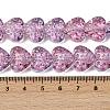 Transparent Glass Beads Strands GLAA-H038-01D-3