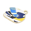 Racing Car Theme Alloy Enamel Pendants AL-CBA4666-03J-2