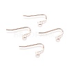 304 Stainless Steel French Earring Hooks LS-STAS-H436-07RG-1