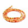 Handmade Polymer Clay Beads Strands CLAY-R089-3mm-009-3