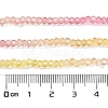 Transparent Painted Glass Beads Strands X1-DGLA-A034-T1mm-A07-3