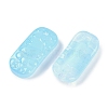Spray Painted Transparent Glass Connector Charms X1-GLAA-H035-06H-2