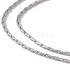 201 Stainless Steel Boston Link Chain Necklace for Men Women NJEW-P268-A31-1X5-2