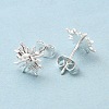 Brass Stud Earrings for Women KK-M239-01P-1