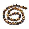 Natural Tiger Eye Beads Strands G-F715-011-2