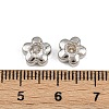 Brass Micro Pave Cubic Zirconia Beads KK-A269-56P-3