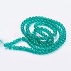 Crackle Glass Beads Strands X-CCG-Q001-10mm-15-3