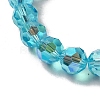 Electroplate Transparent Glass Beads Strands EGLA-A035-T8mm-L08-3