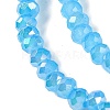 Baking Electroplate Glass Beads Strands X-DGLA-A039-J4mm-B12-3