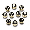 Alloy Enamel Beads ENAM-N052-006-02P-RS-1