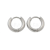 Tarnish Resistant 304 Stainless Steel Huggie Hoop Earrings EJEW-F111B-13mm-P-2