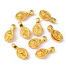Brass Buddhist Pendants KK-K051-G-3