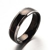 304 Stainless Steel Wide Band Finger Rings X-RJEW-F043-46-18mm-2