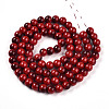 Baking Paint Glass Beads Strands DGLA-N012-10mm-10-2