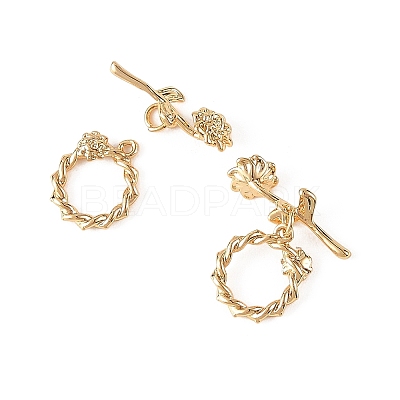 SHEGRACE Brass Toggle Clasps XGRQ5S543-850-G-1