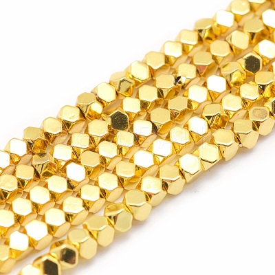 Electroplate Non-magnetic Synthetic Hematite Beads Strands G-L485-10B-G-1