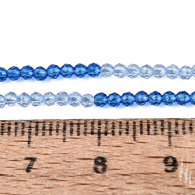 Transparent Glass Beads Strands GLAA-N074-01A-12-1