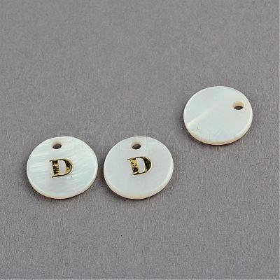 Freshwater Shell Pendants SSHEL-S249-D-1