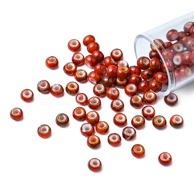 6/0 Opaque Glass Seed Beads SEED-YW0002-13A-1