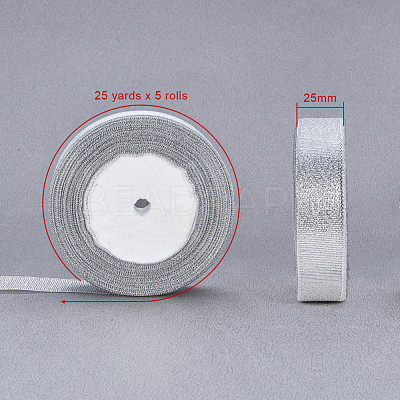 Glitter Metallic Ribbon OCOR-T001-25mm-YC-1