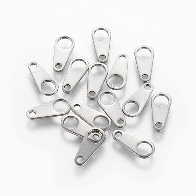 Tarnish Resistant 201 Stainless Steel Chain Tabs STAS-G192-25P-1