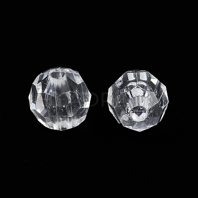 Transparent Acrylic Beads OACR-Q015-02B-1