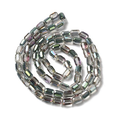Electroplate Glass Beads Strands EGLA-D031-01-25-1