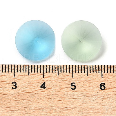 Frosted Glass Rhinestone Cabochons RGLA-G022-01A-1