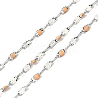 304 Stainless Steel Dapped Chains CHS-H036-01P-06-1