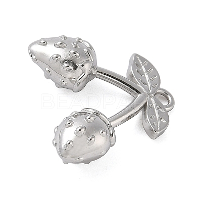 304 Stainless Steel Pendants STAS-K312-08D-P-1
