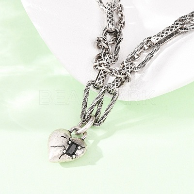 Women's 304 Stainless Steel Necklaces NJEW-C115-12AS-1