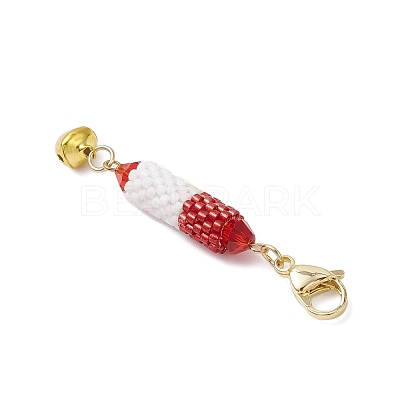 Glass Pendant Decorations HJEW-MZ00359-01-1