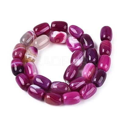 Natural Agate Beads Strands G-N356-02B-07-1