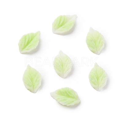 Leaf Opaque Resin Cabochons FIND-L019-04B-1